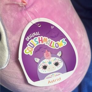 Squishmallows Astrid Unicorn Plush - Purple and White